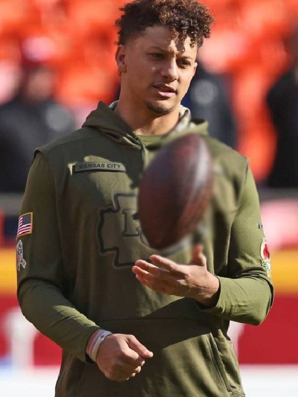Chiefs Olive Green Pullover Hoodie