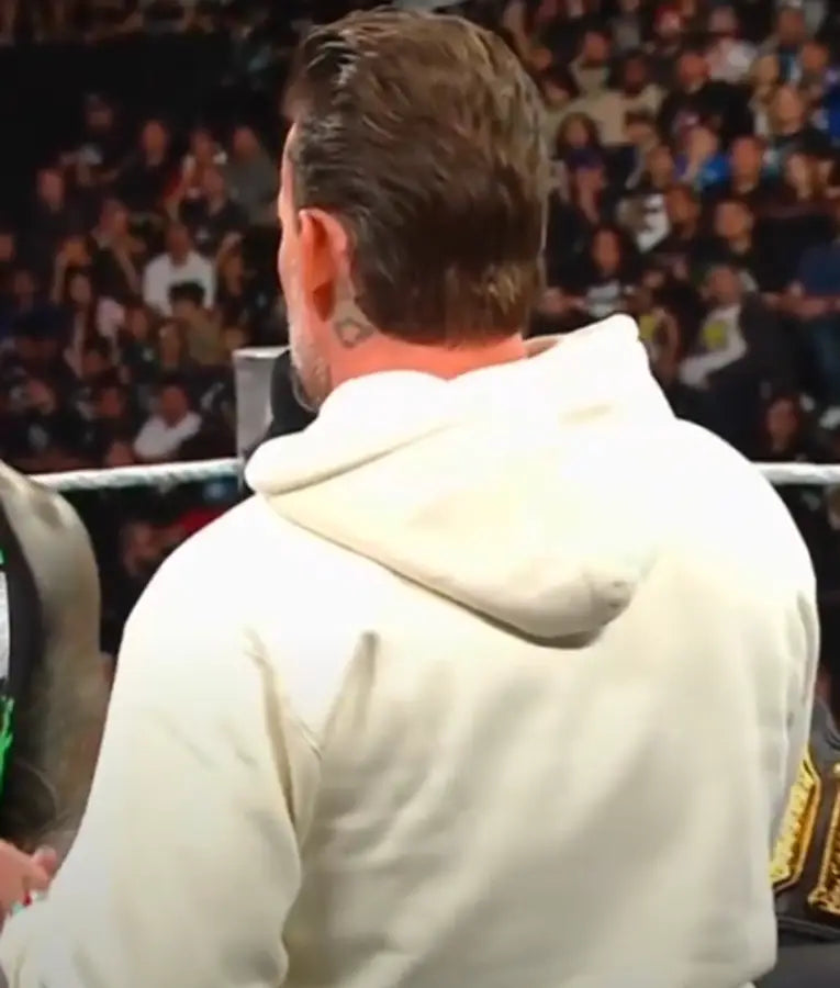 Cm Punk Hoodie Cream