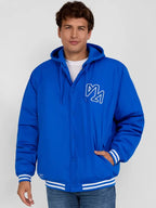 Cobalt Blue Hooded Jacket