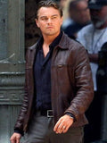 
 Inception Leonardo Dicaprio Brown Leather Jacket
