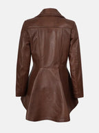 Cognac_Peplum_Brown_Leather_Jacket