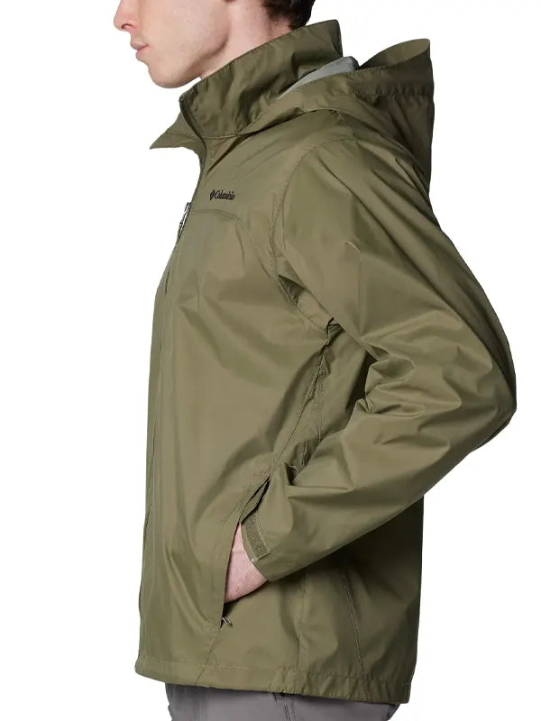 Columbia Men's Glennaker Lake Ii Rain Jacket Stone Green