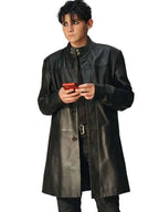 Tyler Trying S05 Cooper Turner Black Leather Coat