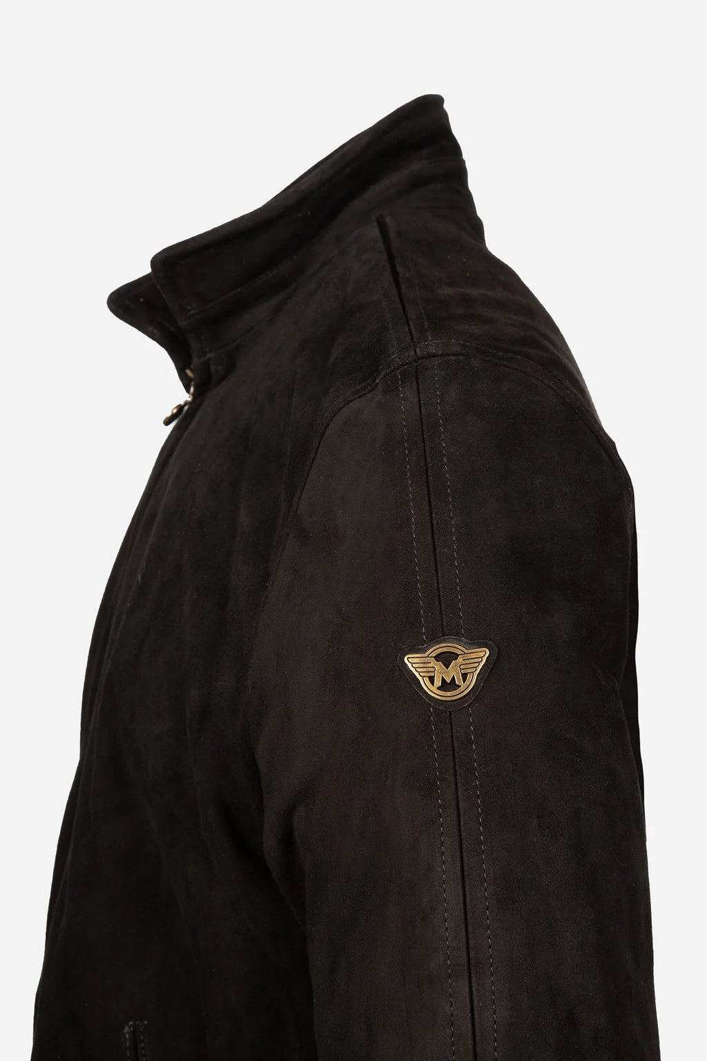 Craig suede bomber jacket brown elegant design