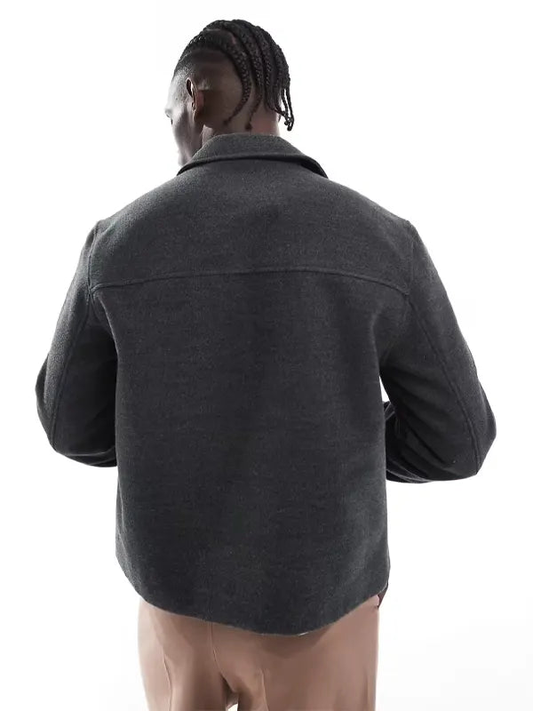 Cropped Harrington Jacket For Men