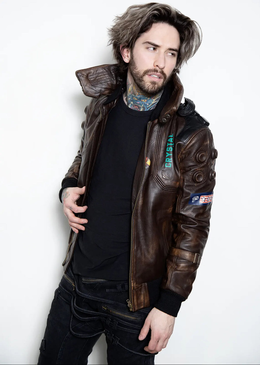 Cyberpunk-Samurai-Brown-Jacket