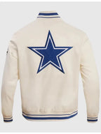 Dallas Cowboys Retro Classic Rib Satin Jacket