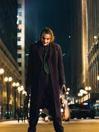 The Dark Knight Joker Blue Wool Coat
