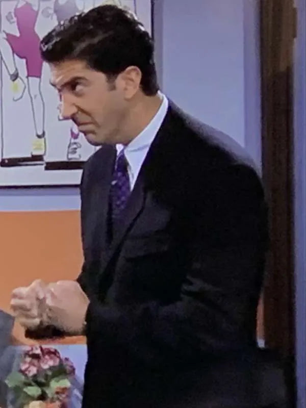 	
 Friends David Schwimmer Black Blazer