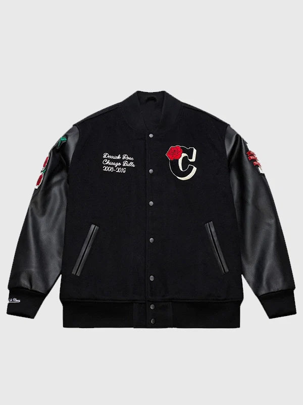 Derrick Rose Retirement 2026 Black Leather Jacket