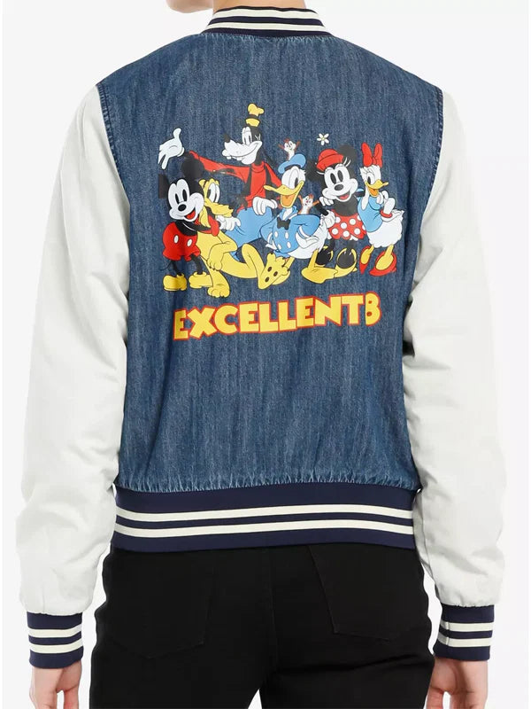 Disney-Mickey-Mouse-And-Friends-Denim-Varsity-Jacket