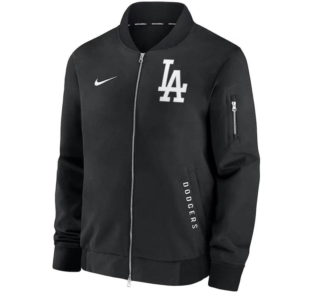 Dodgers Nike Bomber Jacket Black
