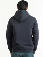 Domenic Hintz Mens Navy Blue Pullover Hoodie