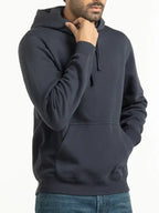Domenic Hintz Mens Navy Blue Pullover Hoodie