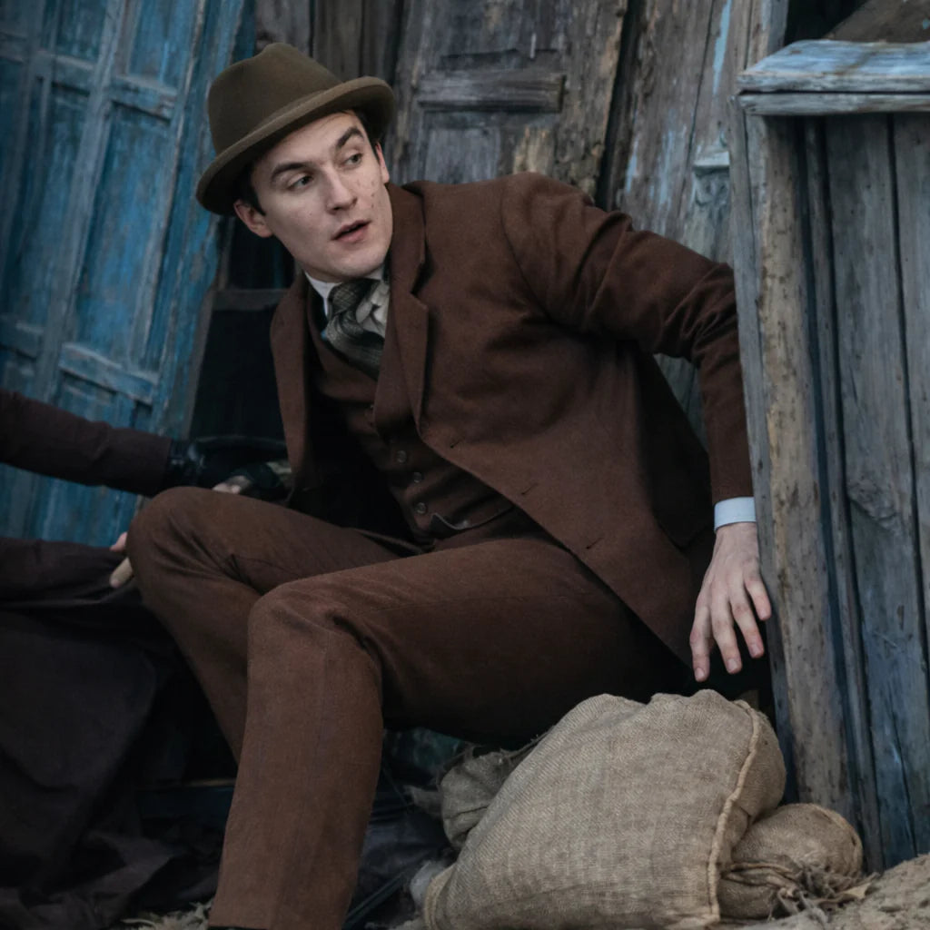 Donal Finn Young Sherlock New 2026 Brown Suit