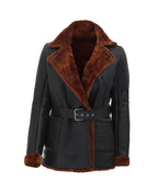 Double Breasted Shearling Jacket For Women Buy
