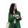 Dove Cameron 56 Days S01 Wool Green Trench Coat