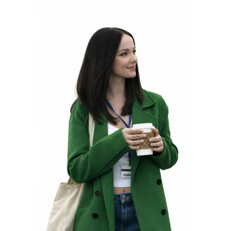 Dove Cameron 56 Days S01 Wool Green Trench Coat