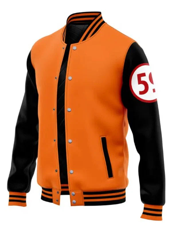 Dragon Ball Z Goku 59 Leather Jacket For Men And Women