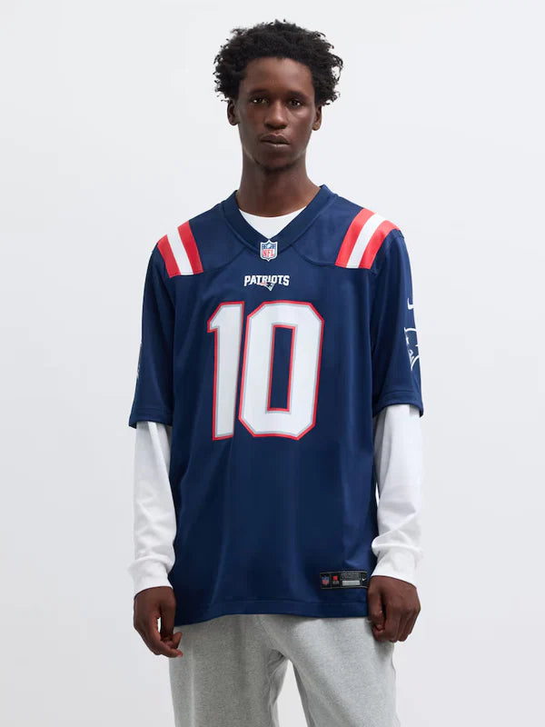 Drake-Maye-Patriots-Navy-Uniform