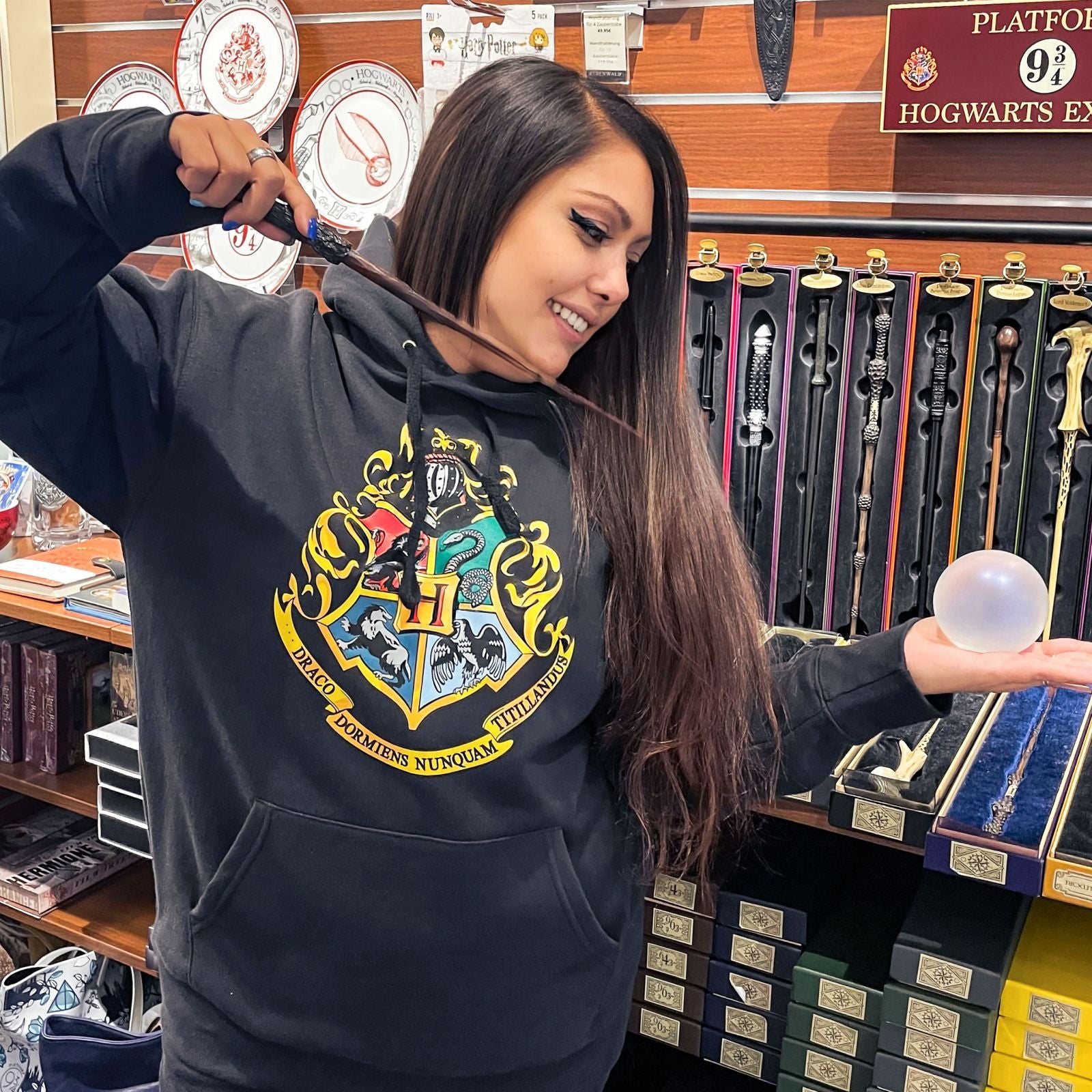 
Harry Potter Hogwarts Black Hoodie Jacket