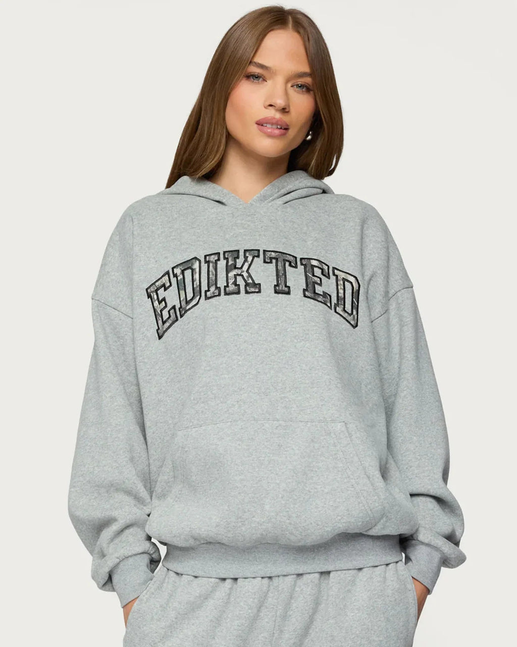 Edikted Camo Crush Hoodie