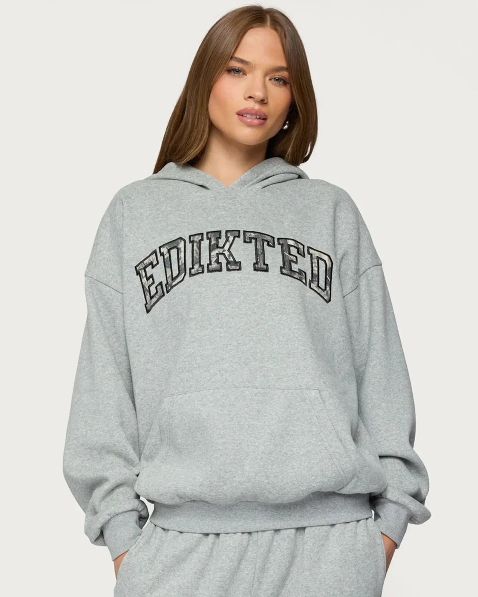 Edikted Camo Crush Hoodie