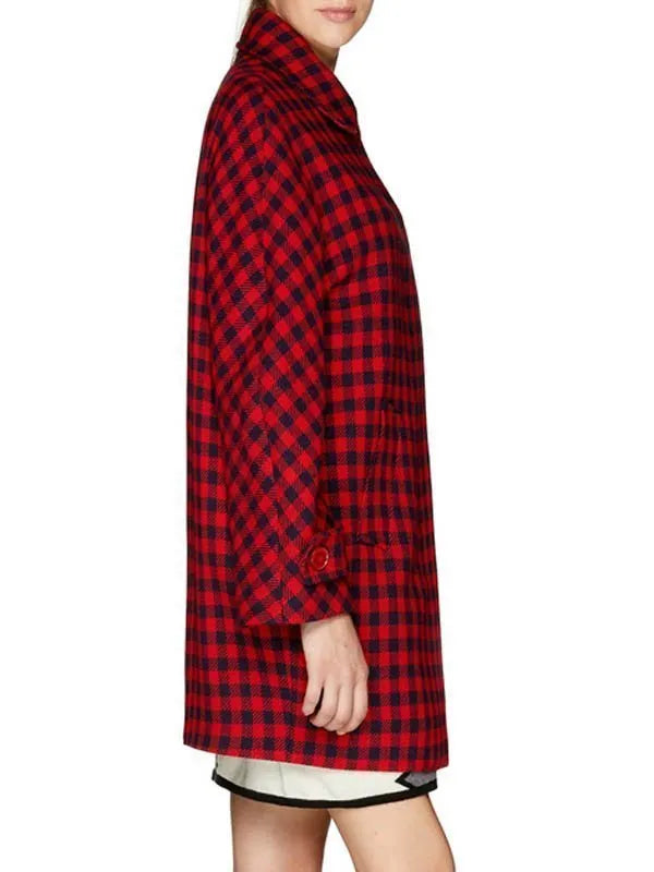 Emily Copper Emily In Paris Wool plaid Coat