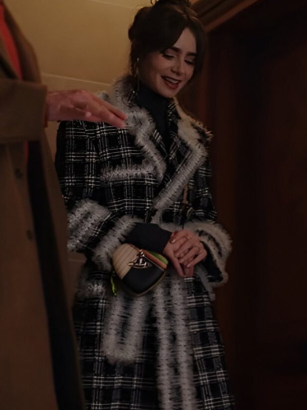 
 Emily Cooper Emily In Paris S04 New Black   Coat
