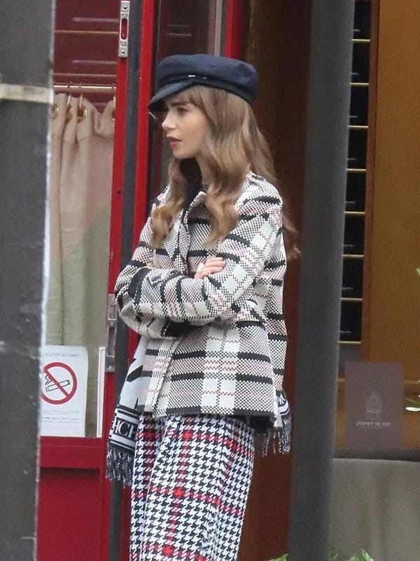 Emily In Paris  Emily Cooper Check  New Jacket