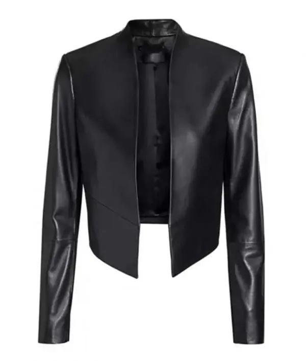 Emily In Paris Emily Cooper  Leather Jacket

