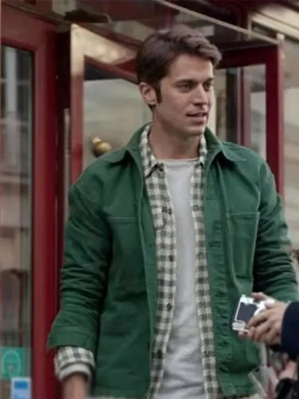 
Emily In Paris Gabriel Lucas Bravo Cotton Shacket
