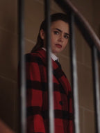 
Emily In Paris S04 Emily Lily Collins New  Wool Coat
