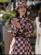 
Emily In Paris S4 Lily Collins Cotton Coat
