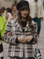 Emily In Paris Season 3 Emily Cooper Check  New Jacket