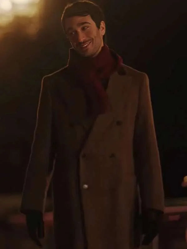   Emily in Paris Eugenio Franceschini Brown  Coat