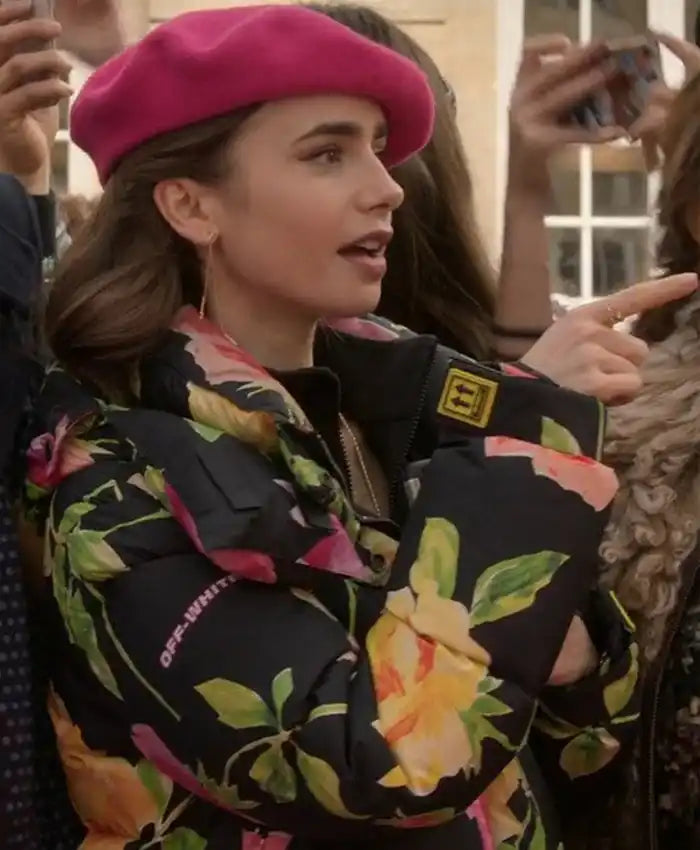 Emily in Paris Lily Collins  Black  Jacket
