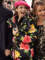 Emily in Paris Lily Collins New Black  Jacket