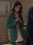 
Emily in Paris S02 Lily Collins New  Wool Blazer