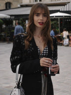  Emily in Paris S03 Emily Cooper Black Blazer
