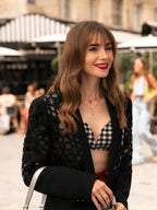  Emily in Paris S03 Emily Cooper New Black Blazer
