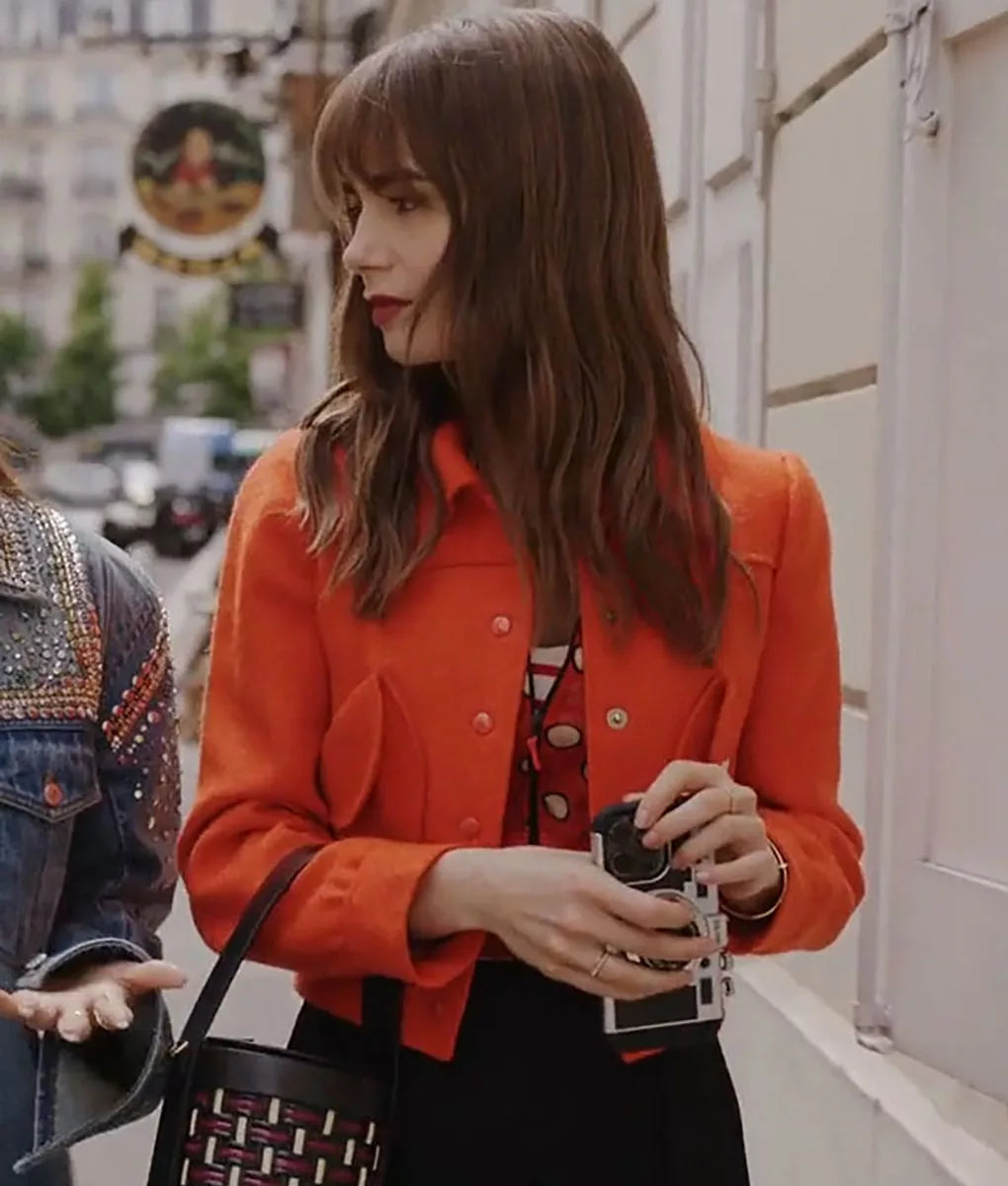 
Emily in Paris S03 Emily Cooper New  Cotton Jacket