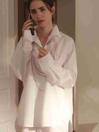 Emily in Paris S04 Lily Collins Cotton Shirt