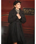 
 Harry Potter Emma Watson Return to Hogwarts Black Wool Coat
