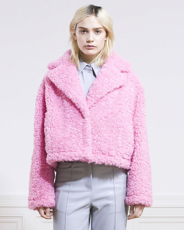  Emma Myers Wednesday 2022 Faux Fur Jacket