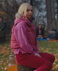 
 Enid Sinclair Wednesday 2022 Pink Puffer Vest