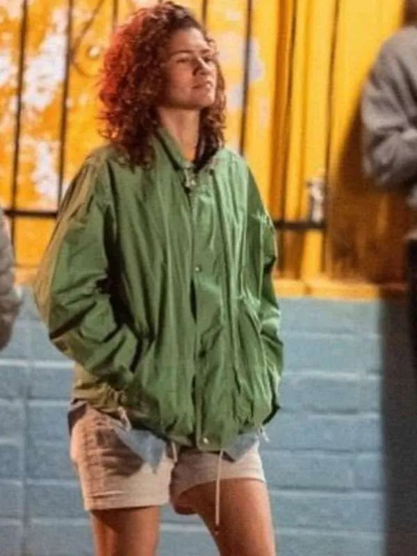 Euphoria S03 Zendaya Green Jacket