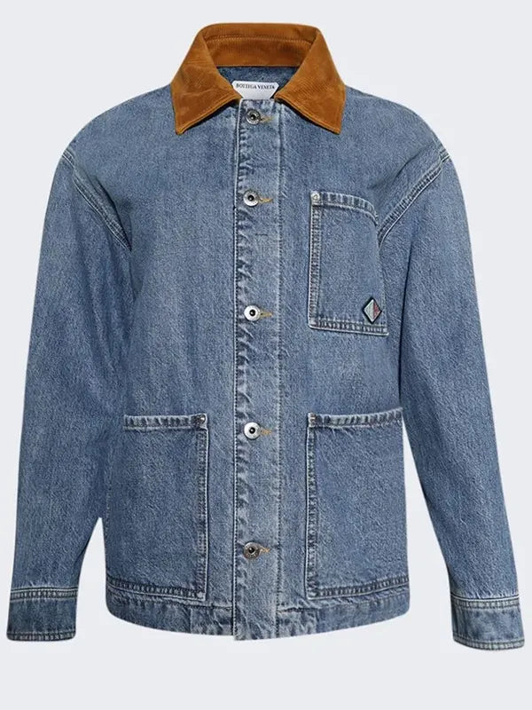 Euphoria S03 Nate Jacobs Blue Denim Jacket
