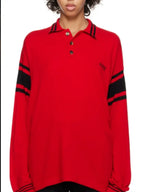 Euphoria S03 Zendaya Coleman Red Stripe Sweatshirt Women