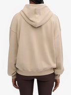 Evelyn Women's Beige Pullover Oversize Hoodie